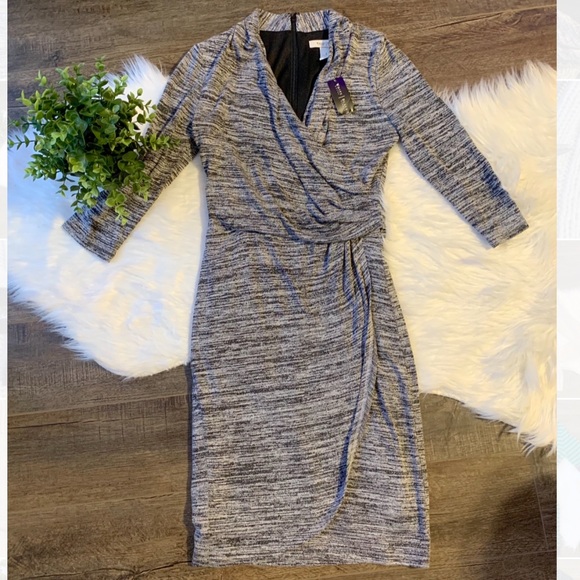 White House Black Market Dresses & Skirts - NWT WHBM faux wrap dress